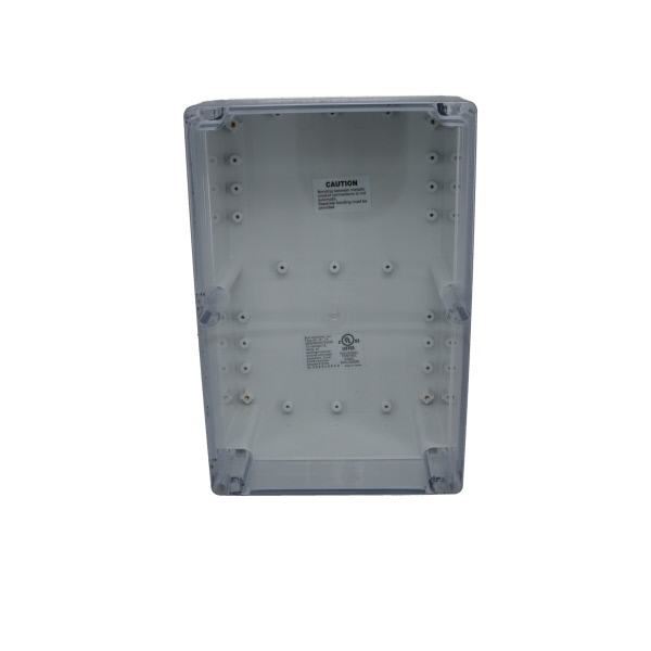 IP68 NEMA 6P Box with Clear Cover and Mounting Brackets PN-1337-ACMB