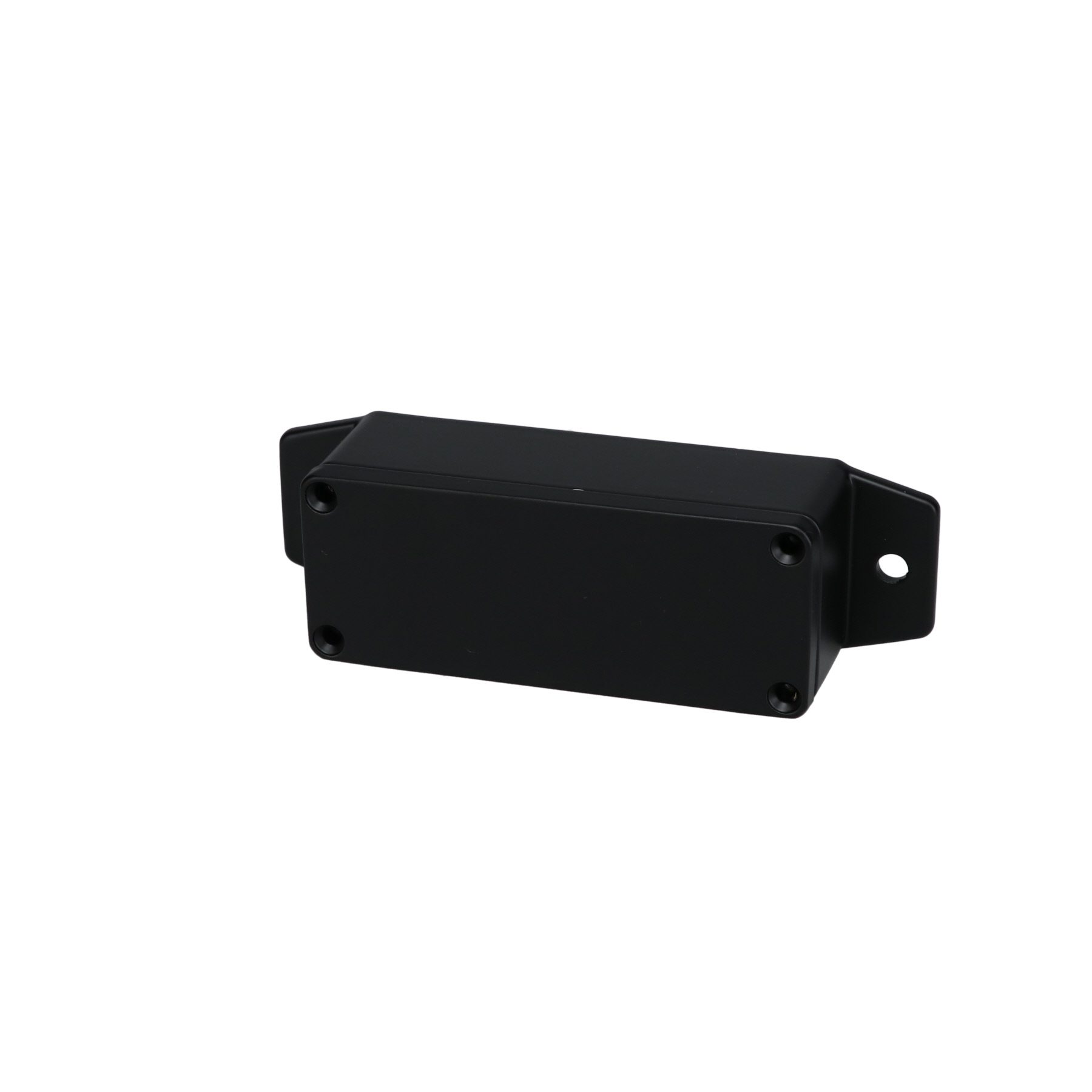 Aluminum Enclosure with Mounting Flanges Black AN-2850-AB