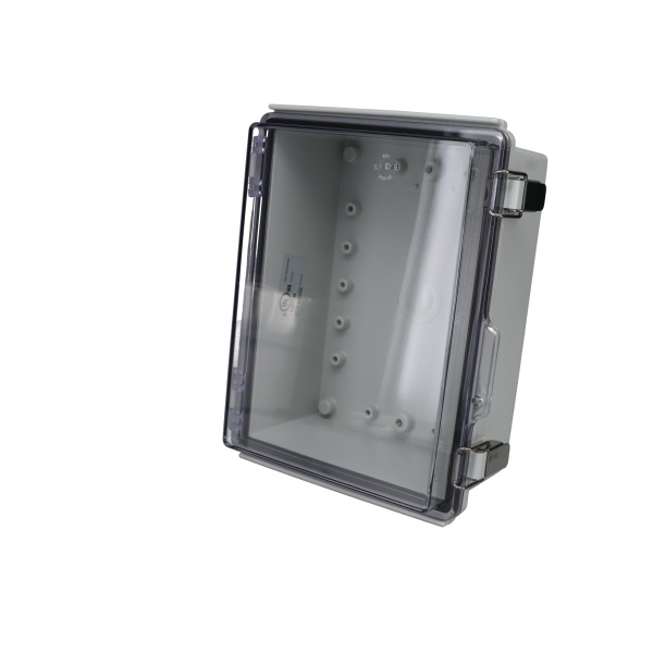 Fiberglass Box with Stainless Steel Latch and Clear Cover PTQ-11048-C