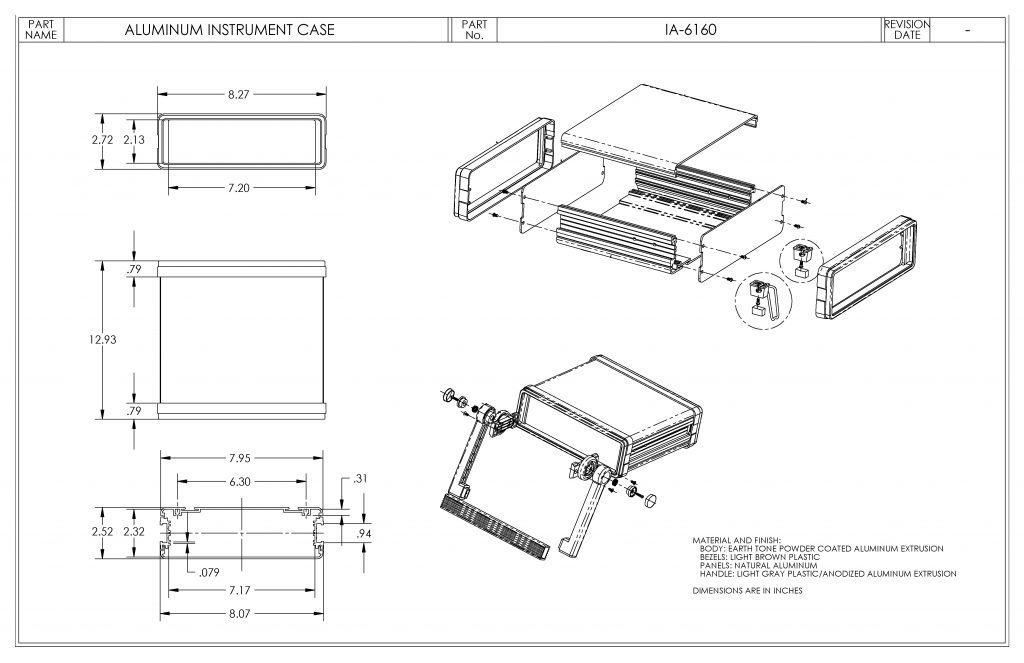 IA-6160 Dimensions