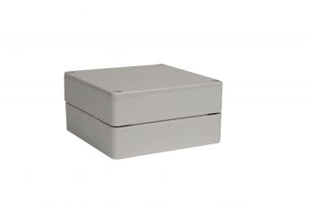 Light Gray Finish 13 Length x 13 Width x 7-1/32 Height 13 Length x 13 Width x 7-1/32 Height BUD Industries NBB-10265 Style B Plastic Indoor Box with Clear Door 