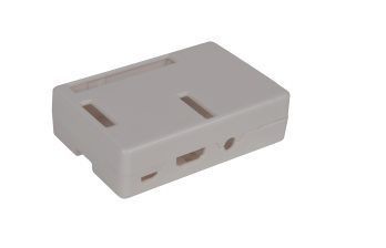 Raspberry Pi Enclosure with Additional Cutouts White PS-11595-W