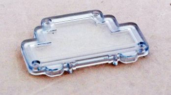 Clear Cover for Din Rail Extruded Aluminum Box DMX-4785-CC