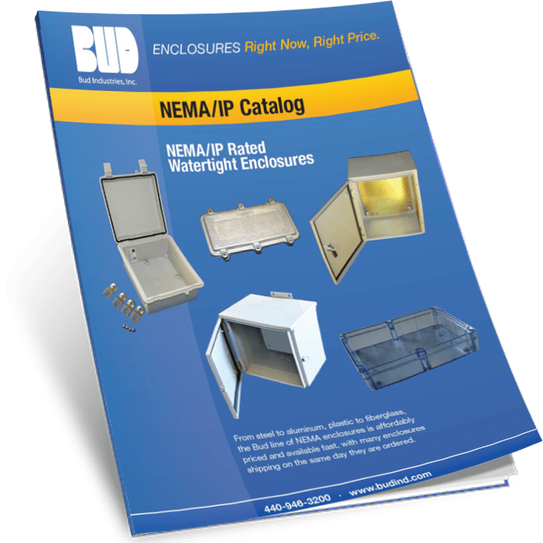 Bud Industries’ NEMA Enclosures Catalog Request a Catalog