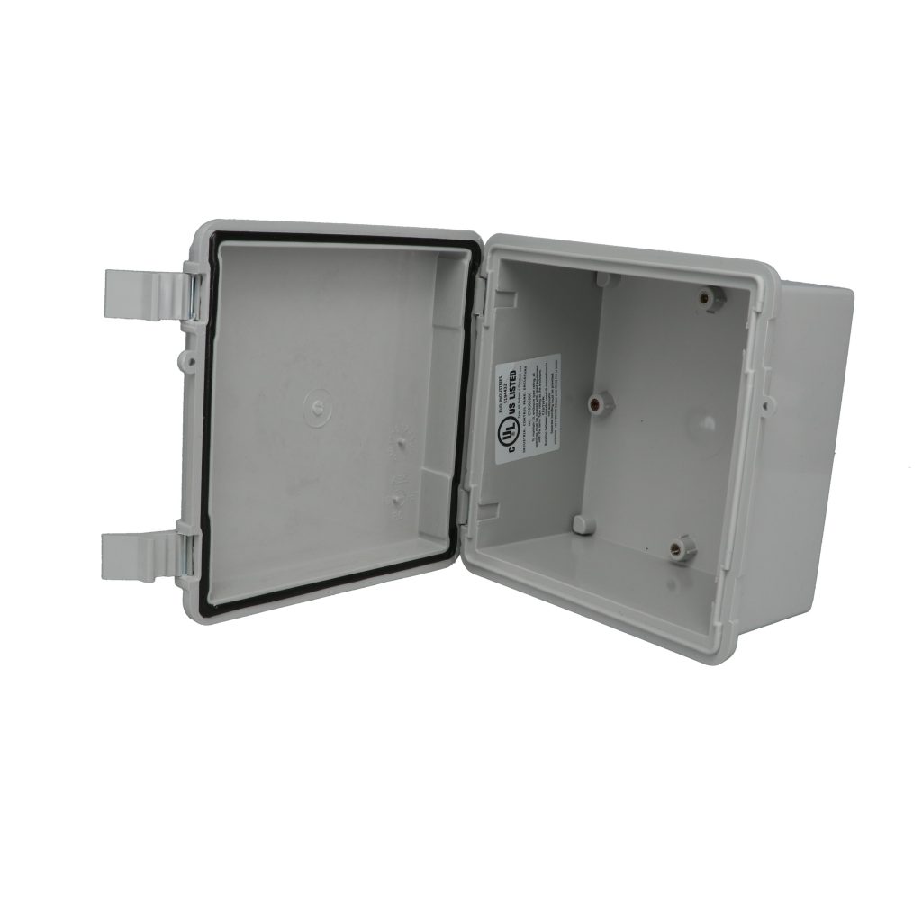 BUD Industries NBB-15247 Style B Plastic Outdoor NEMA Box with Solid Door 15-43 
