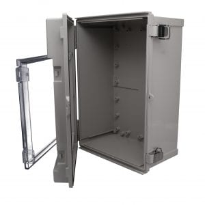 An IP66 Enclosure with clear door