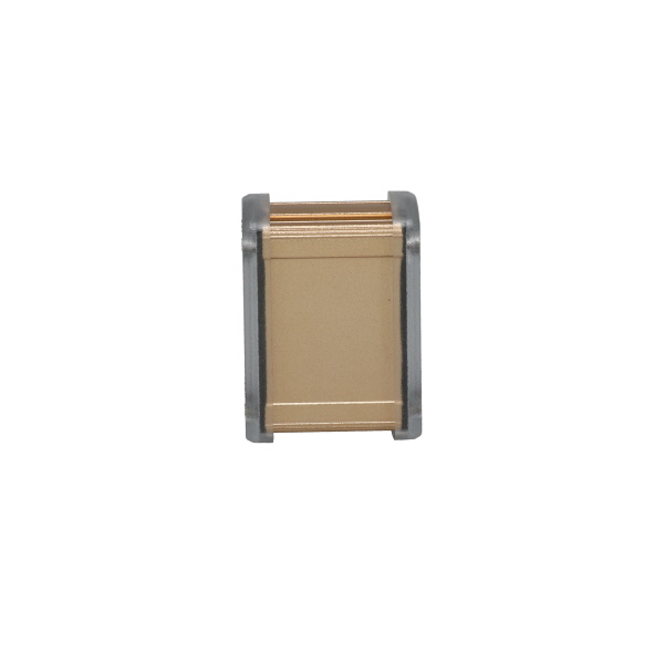 Extruded Aluminum Enclosure Gold with Plastic Cover EXN-23350-GDP