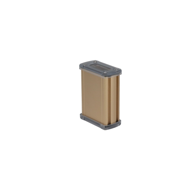 Extruded Aluminum Enclosure Gold with Plastic Cover EXN-23351-GDP