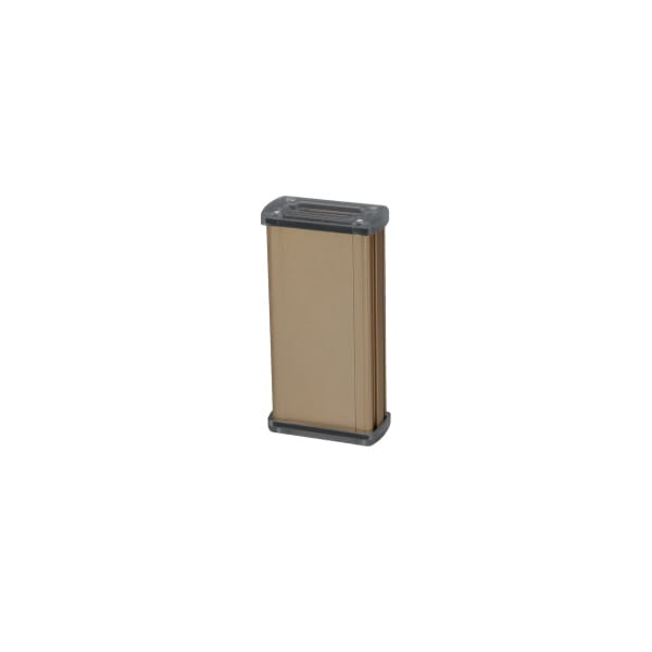 Extruded Aluminum Enclosure Gold with Plastic Cover EXN-23352-GDP