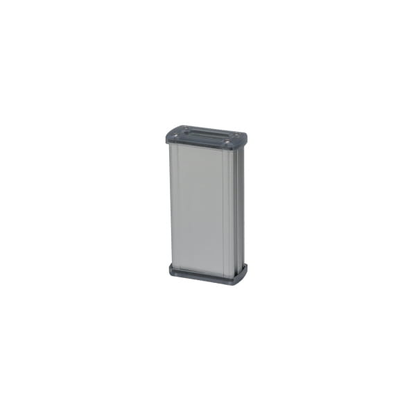 Extruded Aluminum Enclosure Silver with Plastic Cover EXN-23352-SVP