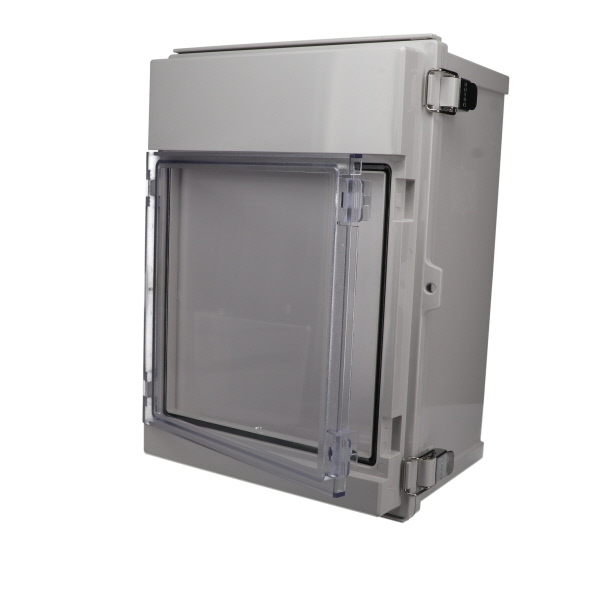 AIO-11112 IP66 All-in-One Plastic Enclosure with Clear Hinged Window