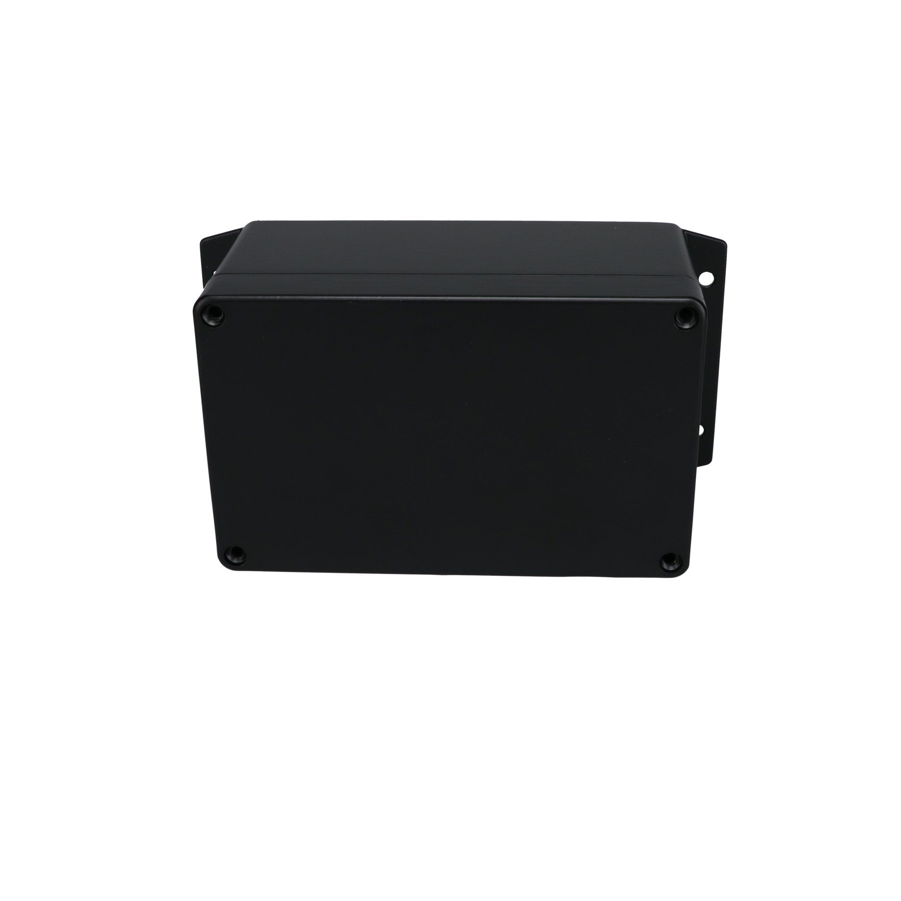 Aluminum Enclosure with Mounting Flanges Black AN-2867-AB