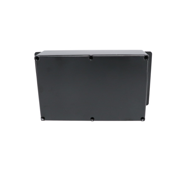Econobox Diecast Aluminum Box  with Mounting Bracket Black CU-4247-B