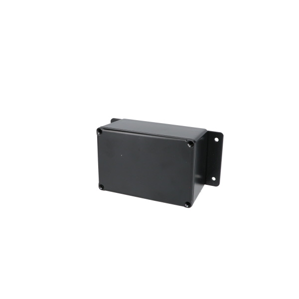 Econobox  Diecast Aluminum Box with Mounting Bracket Black CU-4472-B
