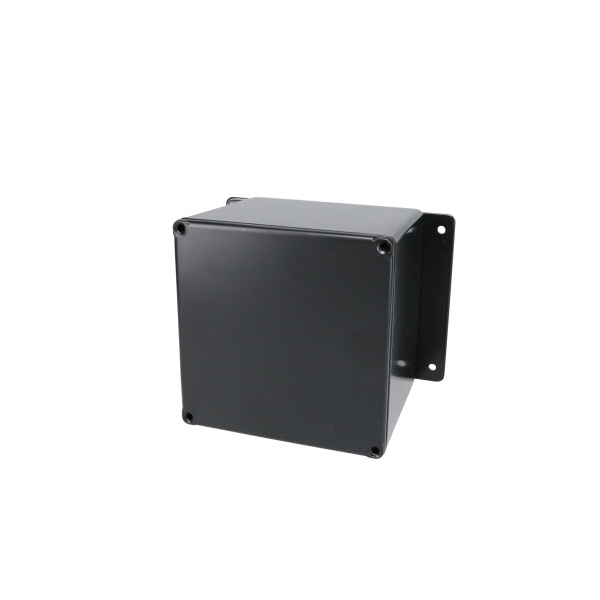 Econobox  Diecast Aluminum Box with Mounting Bracket Black CU-4475-B