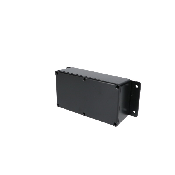 Econobox  Diecast Aluminum Box with Mounting Bracket Black CU-4476-B