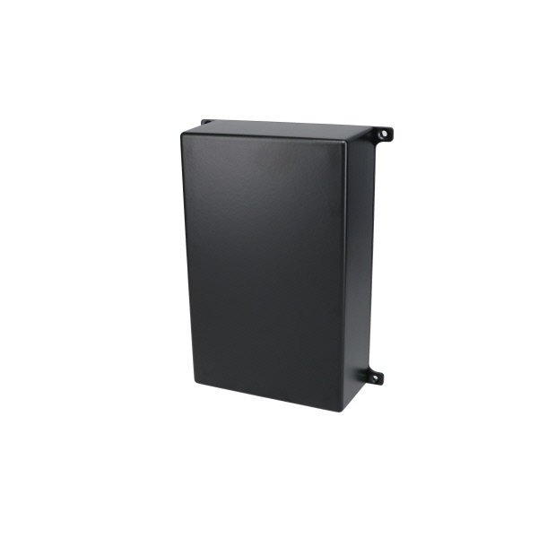 Econobox  Diecast Aluminum Box with Mounting Bracket Cover Black CU-5247-B