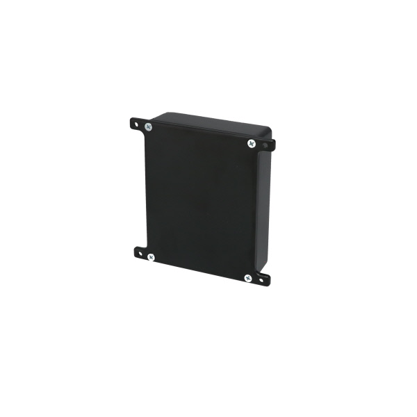 Econobox Diecast Aluminum Box  with Mounting Bracket Cover Black CU-5473-B