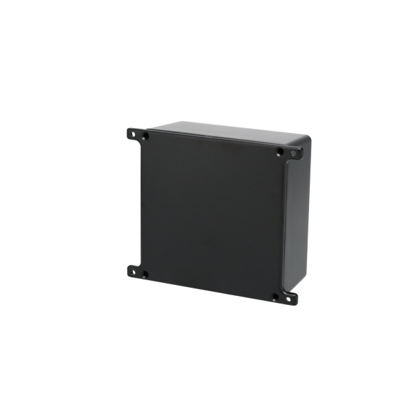 Econobox  Diecast Aluminum Box with Mounting Bracket Cover Black CU-5474-B