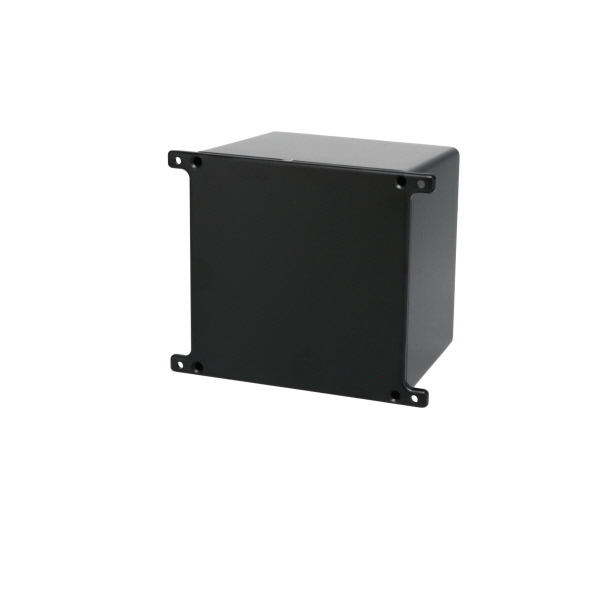 Econobox  Diecast Aluminum Box with Mounting Bracket Cover Black CU-5475-B