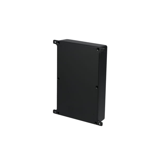 Econobox with Mounting Bracket Cover Black CU-5477-B