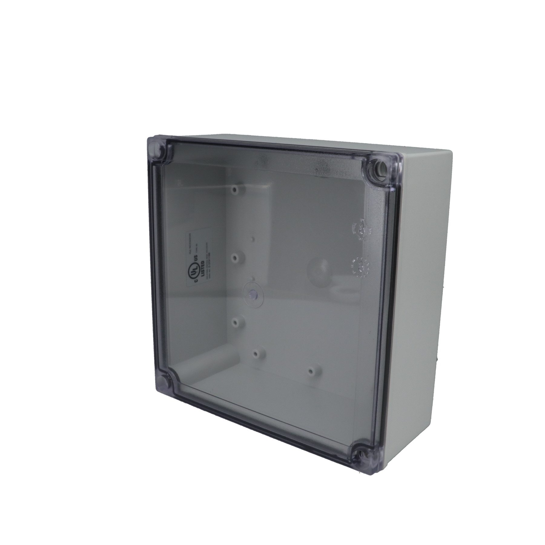 Fiberglass Box with Captive Screws and Clear Cover PIP-11772-C