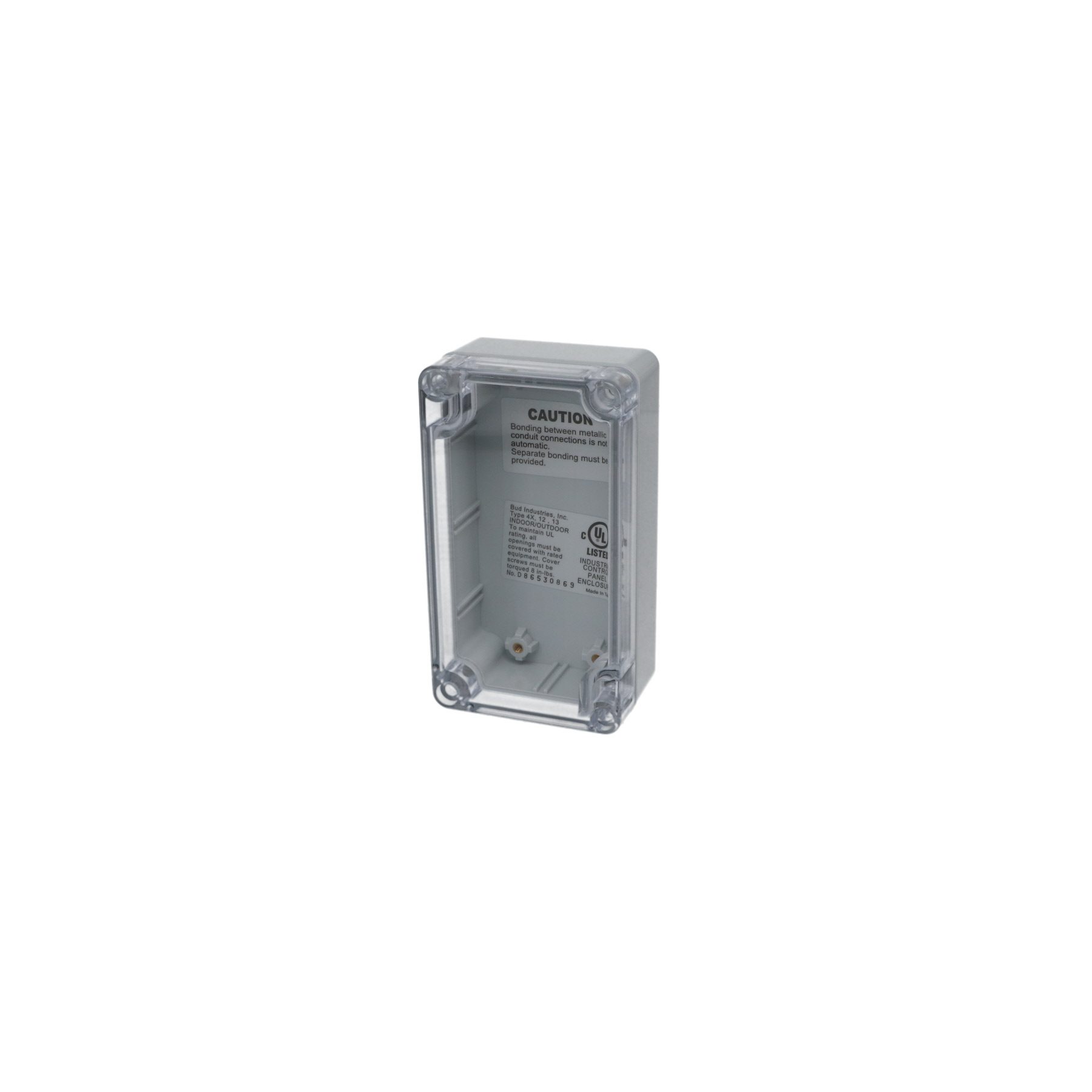 IP65 NEMA 4X Box with Clear Cover PN-1321-C
