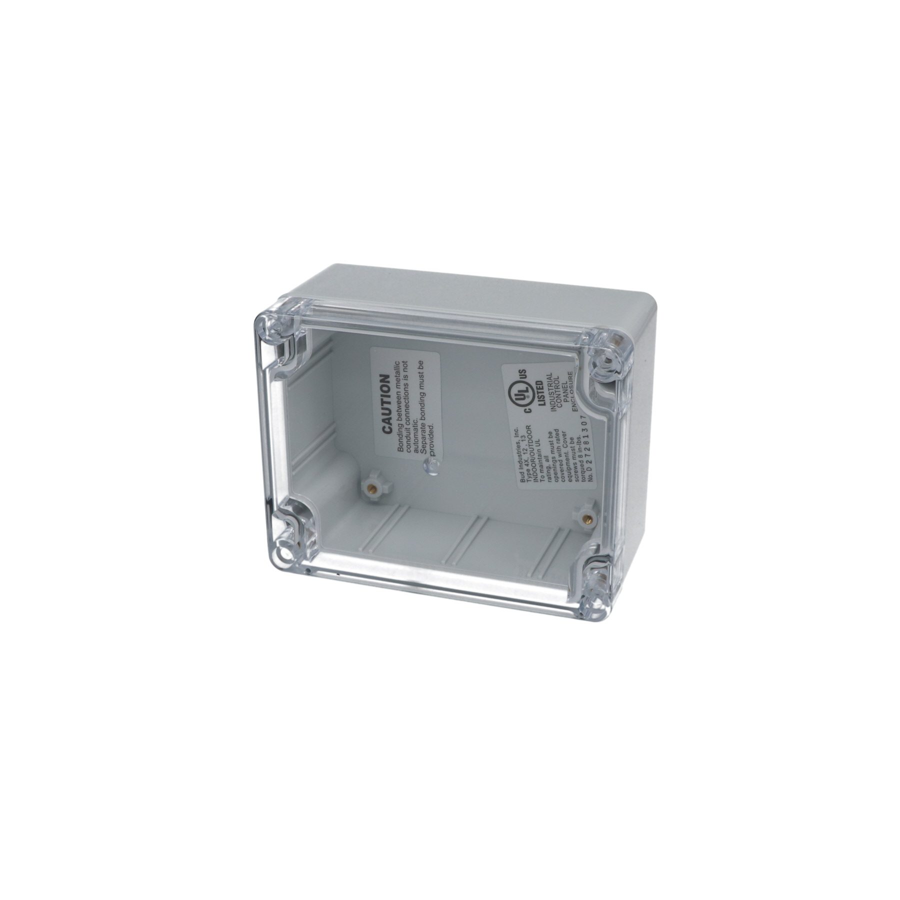 IP65 NEMA 4X Box with Clear Cover PN-1323-C