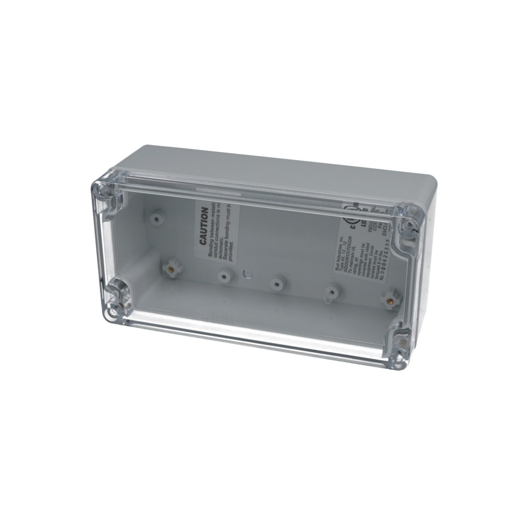 IP65 NEMA 4X Box with Clear Cover PN-1332-C