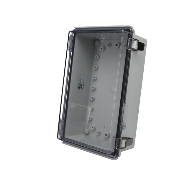 Fiberglass Box with Stainless Steel Latch and Clear Cover PTQ-11050-C