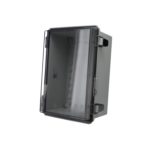 Fiberglass Box with Stainless Steel Latch and Clear Cover PTQ-11057-C