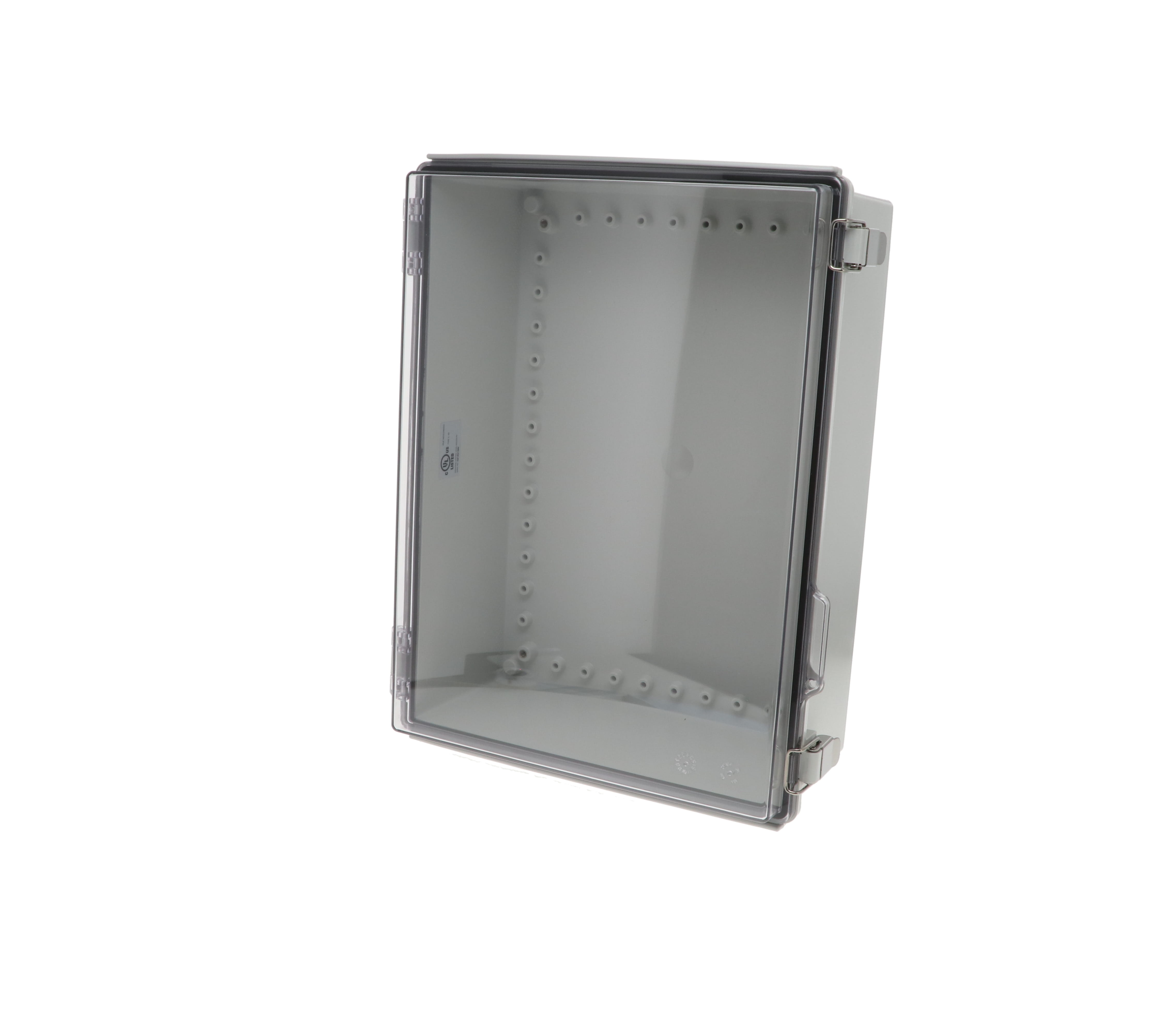 Fiberglass Box with Stainless Steel Latch and Clear Cover PTQ-11068-C