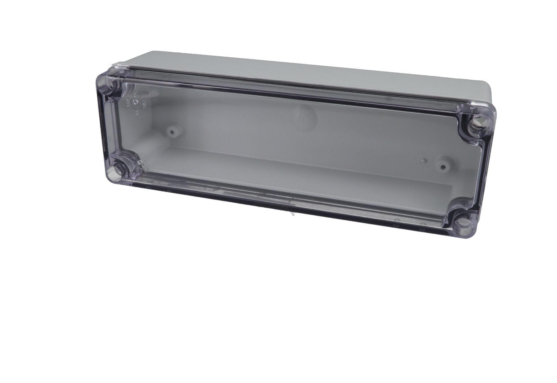 Fiberglass Box with Knockouts and Clear Cover PTK-18426-C