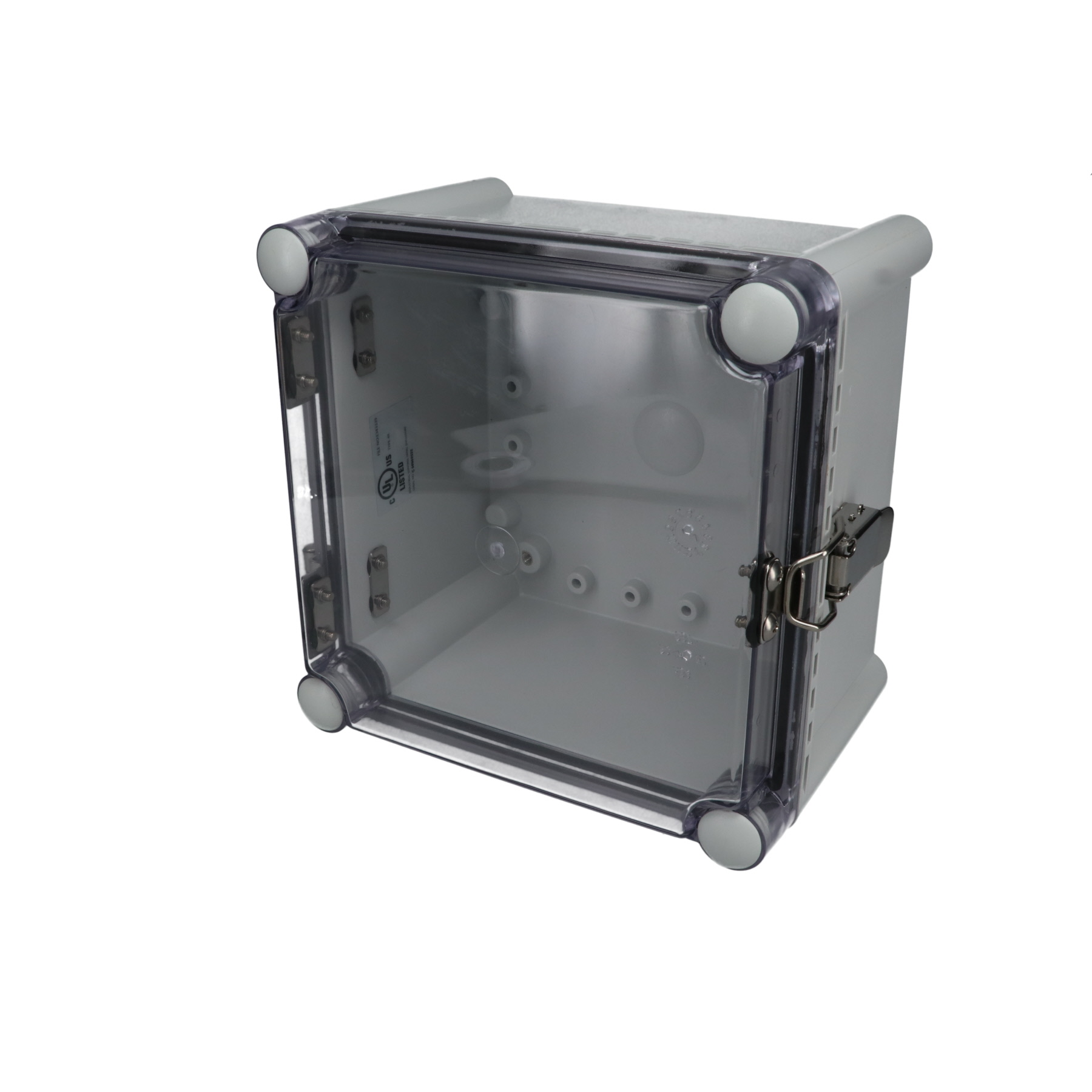 Fiberglass Box with Self-Locking Latch and Clear Cover PTH-22442-C