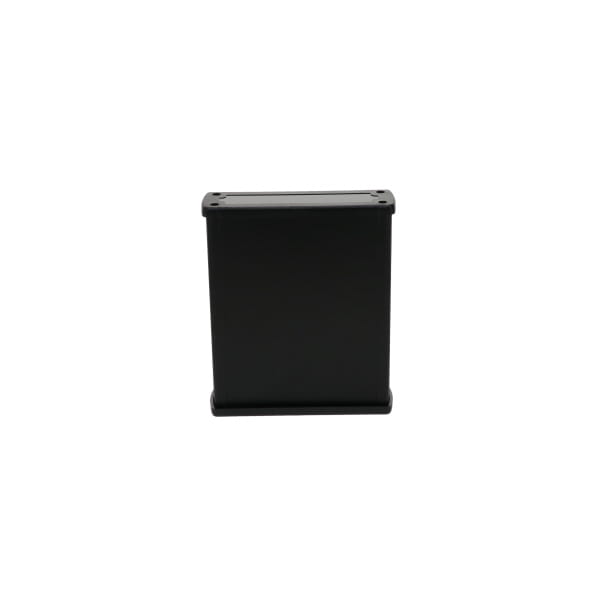 Extruded Aluminum Enclosure Black with Plastic Cover EXN-23361-BKP