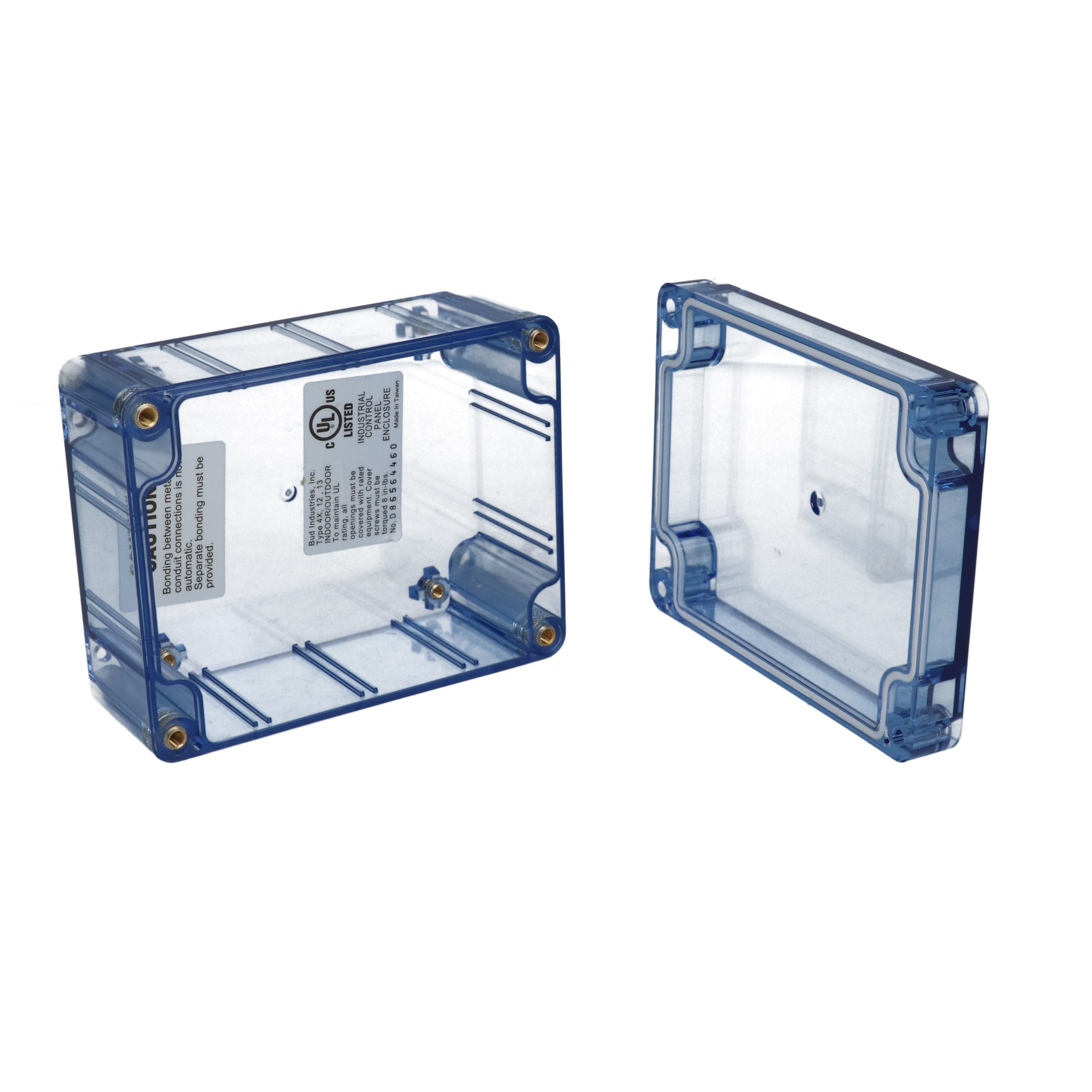 Clear Plastic Enclosure BT2723 Bud Industries