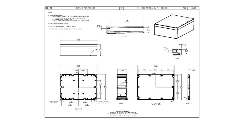 PN-1346 Dimensions