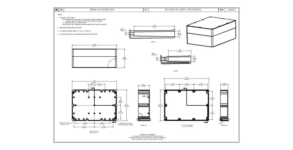 PN-1347 Dimensions