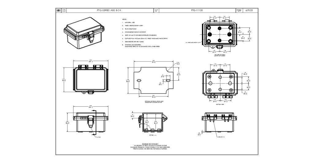 PTQ-11135 Dimensions