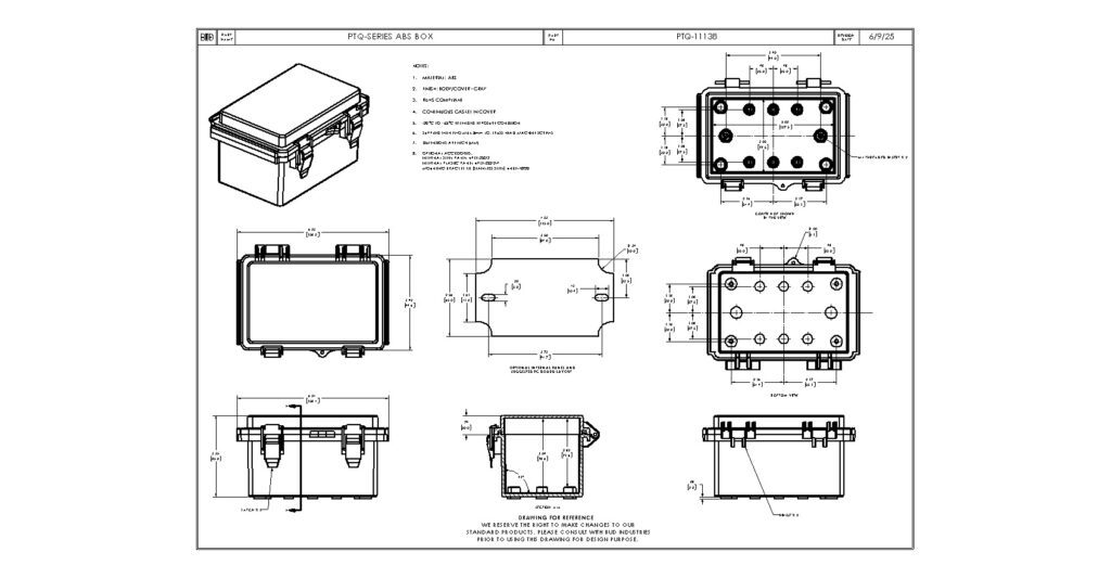 PTQ-11138 Dimensions