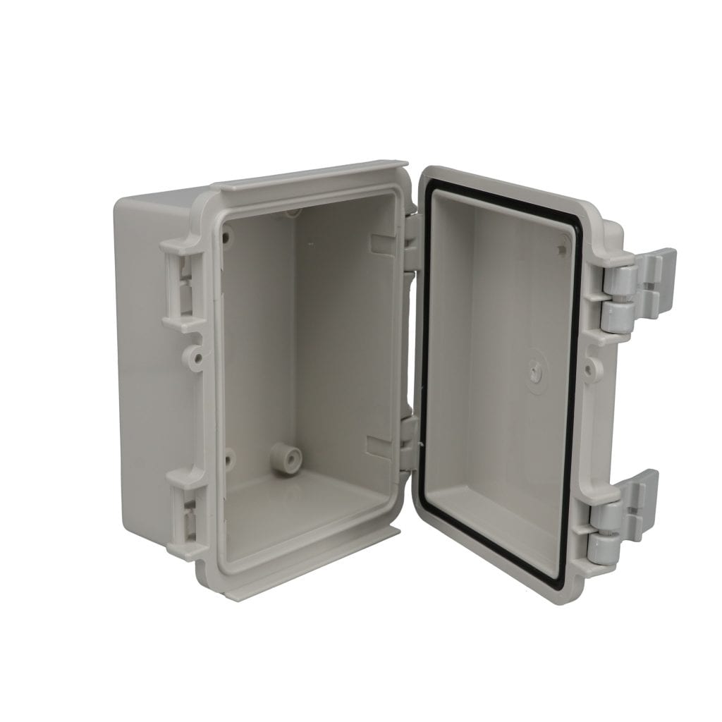 BUD Industries NBF-32002 Plastic ABS NEMA Economy Box with Solid Door 
