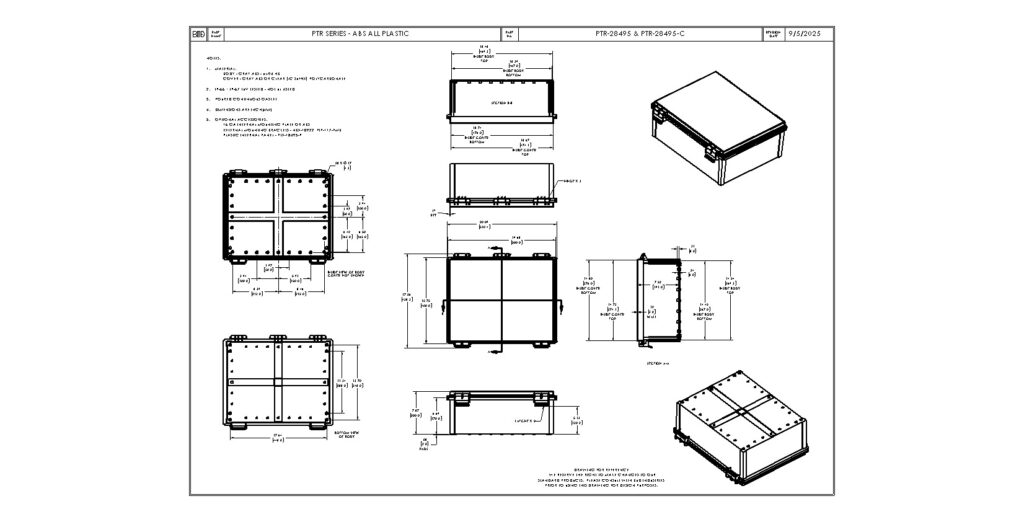 PTR-28495 Dimensions