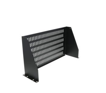 Equipment Shelf-Open Rack-Ventilated 17.62 x 10 inches, SA-1749-BT, Black