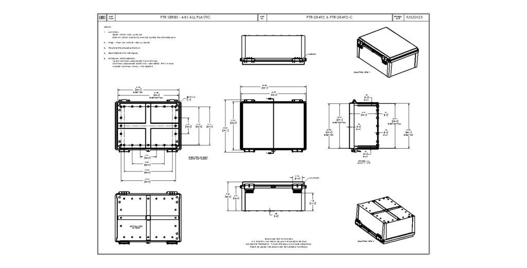 PTR-28492 Dimensions