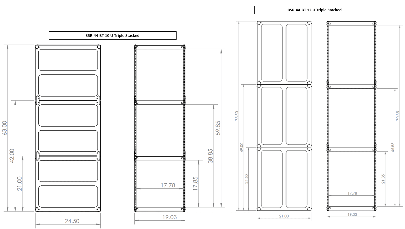 BSR-44-BT BudStackRack - Bud Industries